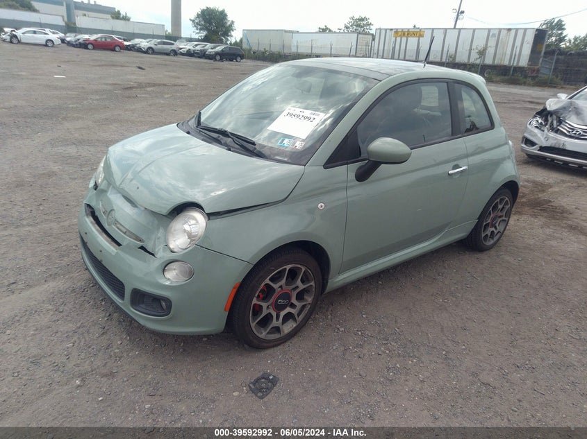 2013 Fiat 500 Sport VIN: 3C3CFFBR6DT531470 Lot: 39592992