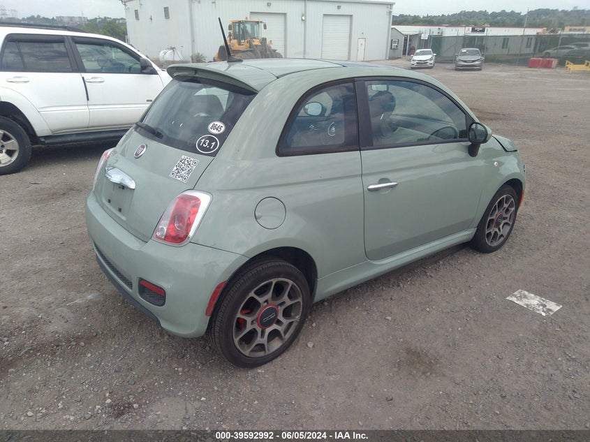 2013 Fiat 500 Sport VIN: 3C3CFFBR6DT531470 Lot: 39592992