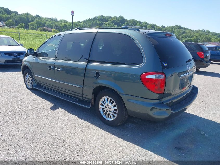 2003 Chrysler Town & Country Limited VIN: 2C8GP64L83R198580 Lot: 39592995