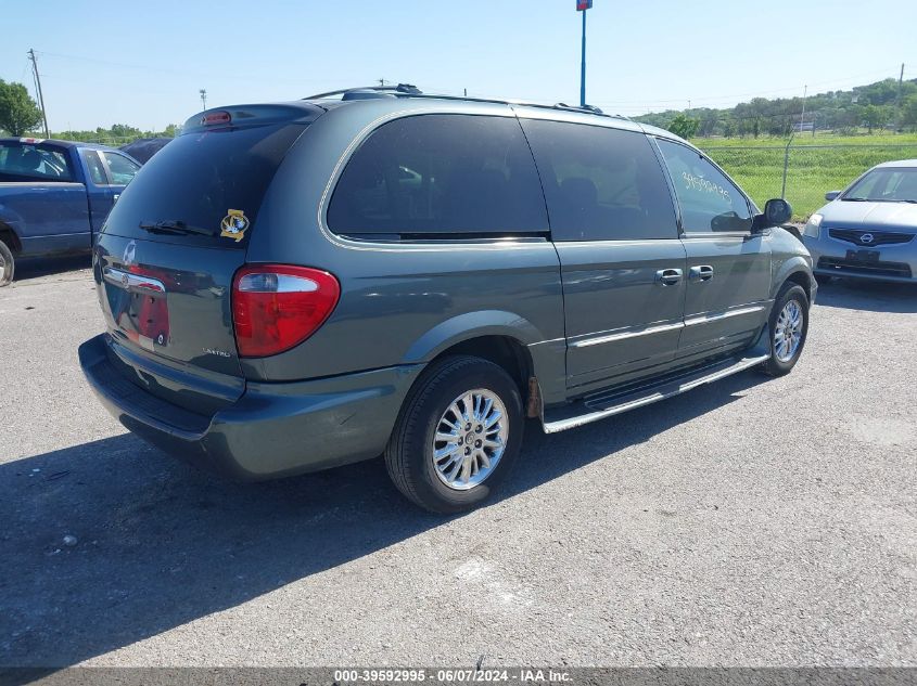 2003 Chrysler Town & Country Limited VIN: 2C8GP64L83R198580 Lot: 39592995