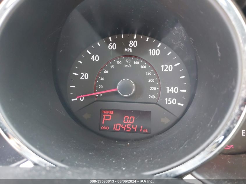 2013 Kia Sorento Lx VIN: 5XYKT3A66DG421404 Lot: 39593013