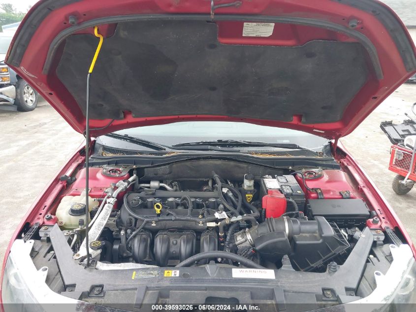 2012 Ford Fusion S VIN: 3FAHP0GA9CR443500 Lot: 39593026