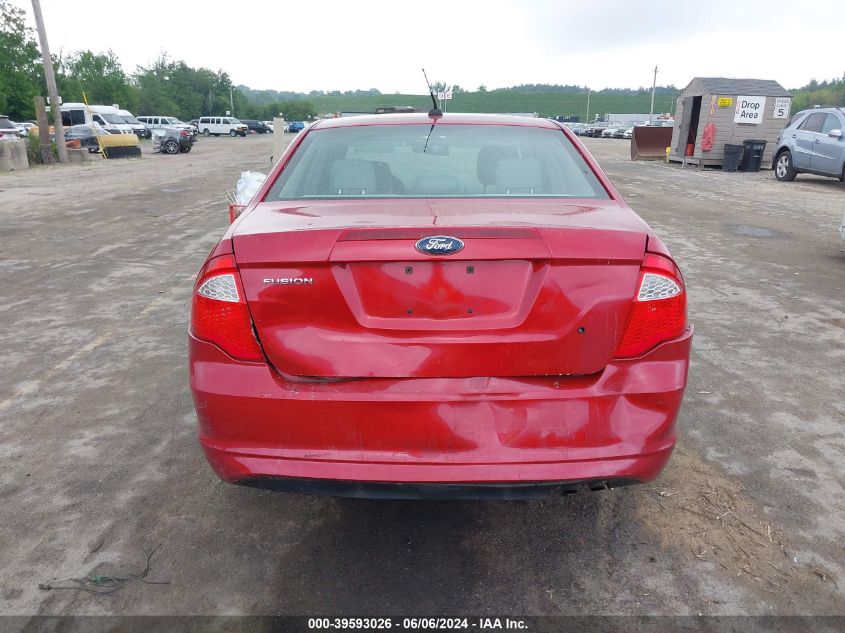 2012 Ford Fusion S VIN: 3FAHP0GA9CR443500 Lot: 39593026
