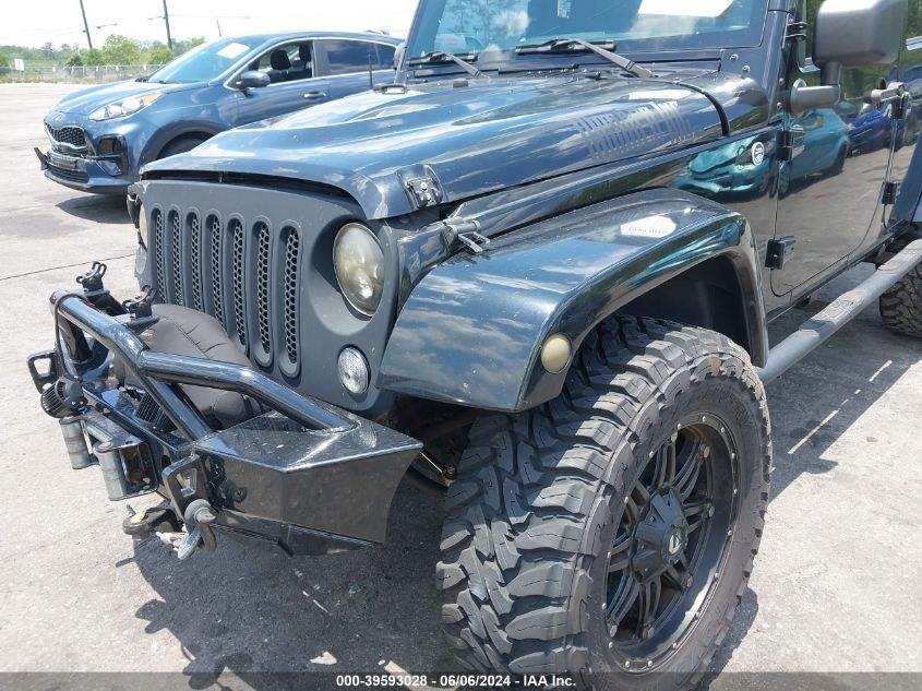 2015 Jeep Wrangler Unlimited Wrangler X VIN: 1C4BJWEG3FL607953 Lot: 39593028