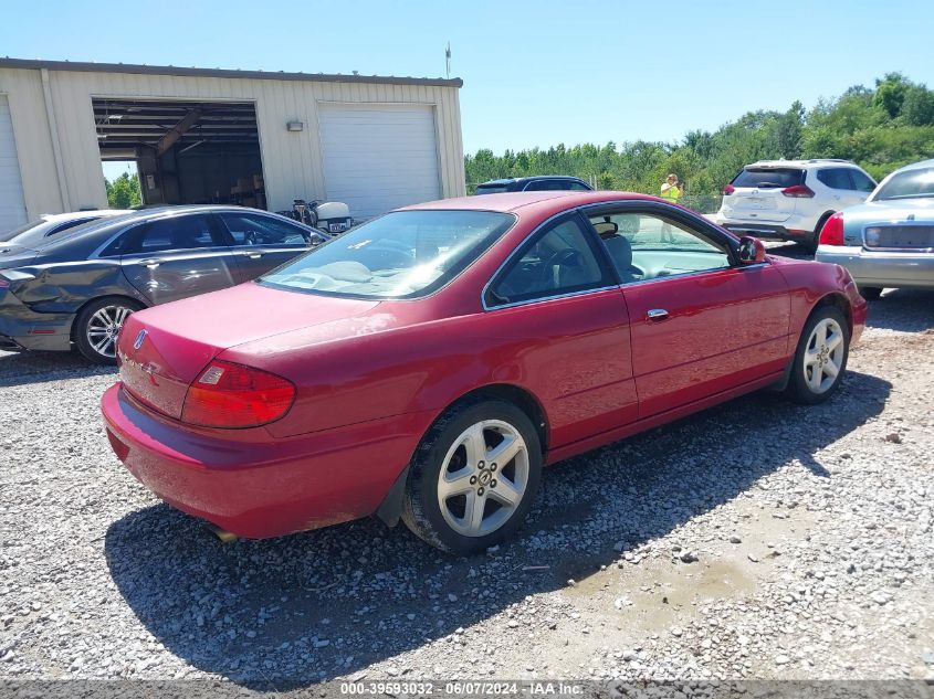 2001 Acura Cl 3.2 Type S VIN: 19UYA42621A029621 Lot: 39593032