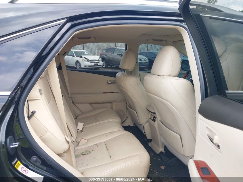 2010 Lexus Rx 350 VIN: 2T2BK1BA1AC070401 Lot: 39593037