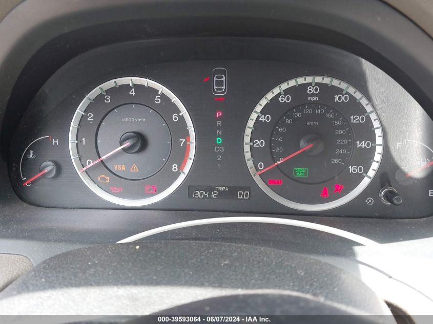 2009 Honda Accord 2.4 Lx VIN: 1HGCP26329A095756 Lot: 39593064