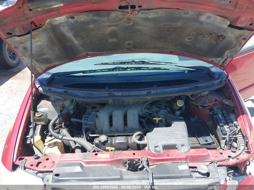 2000 Chrysler Town & Country Lx VIN: 1C4GP44G3YB677228 Lot: 39593066