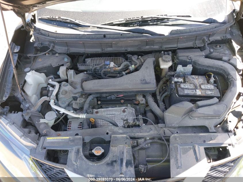 2016 Nissan Rogue Sv VIN: KNMAT2MT3GP647909 Lot: 39593070