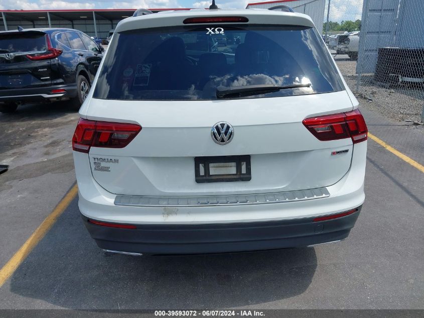 2019 Volkswagen Tiguan 2.0T Se/2.0T Sel/2.0T Sel R-Line/2.0T Sel R-Line Black VIN: 3VV2B7AX1KM037406 Lot: 39593072