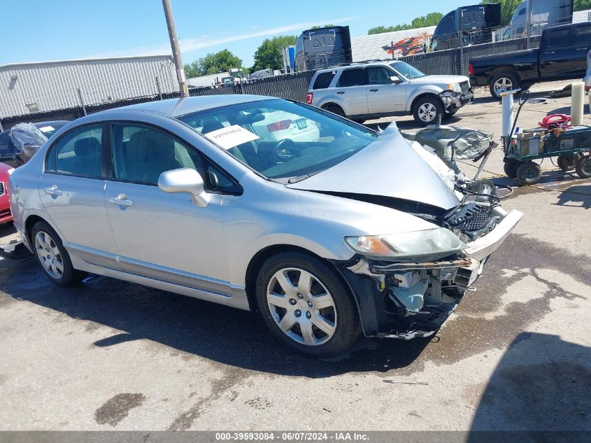 2009 Honda Civic Lx VIN: 19XFA16529E048703 Lot: 39593084