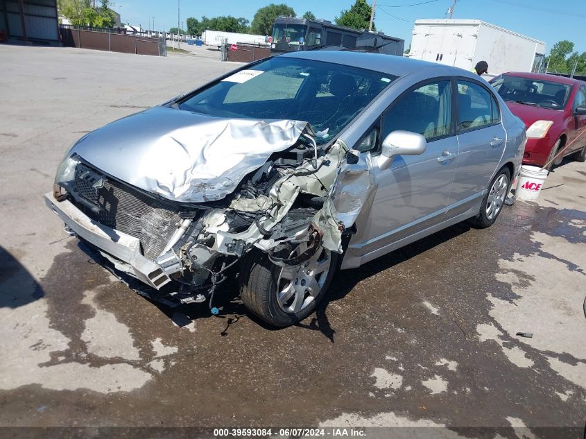 2009 Honda Civic Lx VIN: 19XFA16529E048703 Lot: 39593084