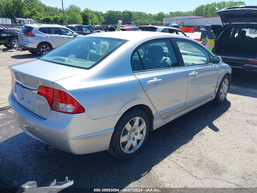 2009 Honda Civic Lx VIN: 19XFA16529E048703 Lot: 39593084