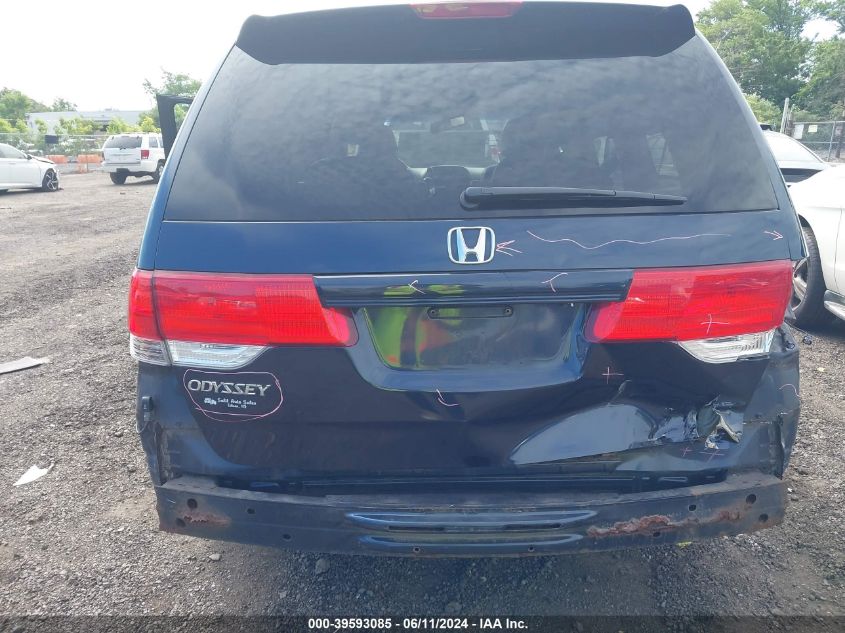 2009 Honda Odyssey Ex-L VIN: 5FNRL38649B018816 Lot: 39593085