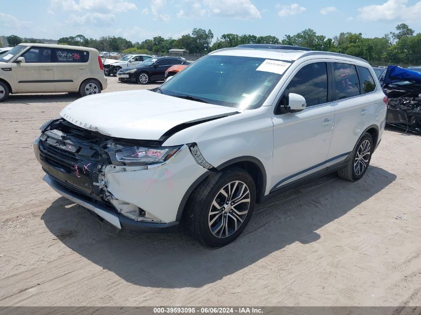 2017 Mitsubishi Outlander Sel VIN: JA4AD3A31HZ067727 Lot: 39593095