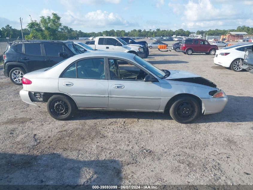 1997 Ford Escort Lx VIN: 1FALP13P4VW416361 Lot: 39593099