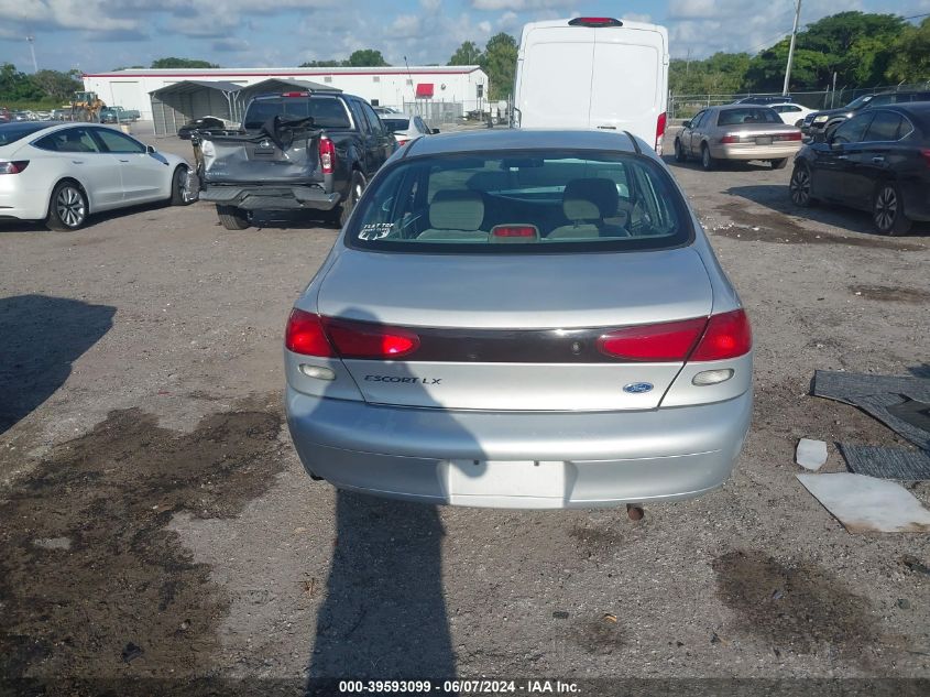 1997 Ford Escort Lx VIN: 1FALP13P4VW416361 Lot: 39593099