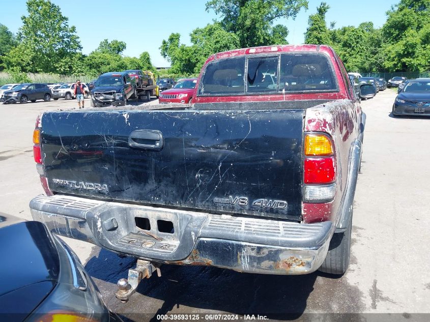 2002 Toyota Tundra Sr5 V8 VIN: 5TBBT44162S239104 Lot: 39593125