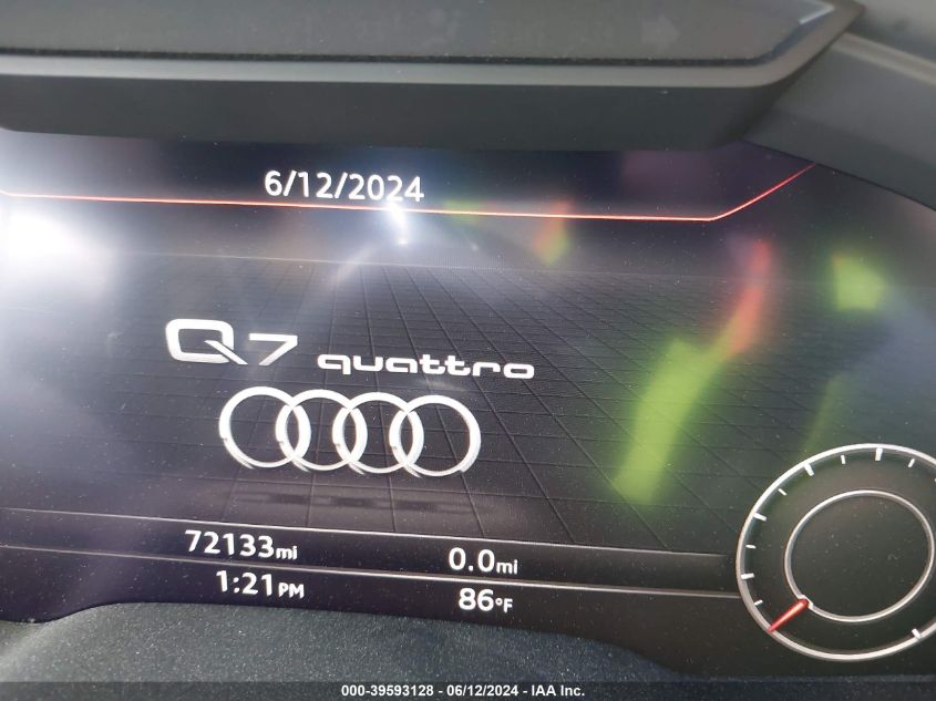 2019 Audi Q7 55 Premium VIN: WA1VAAF73KD025154 Lot: 39593128