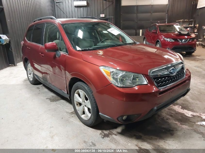 2015 Subaru Forester 2.5I Limited VIN: JF2SJAHC5FH437739 Lot: 39593138