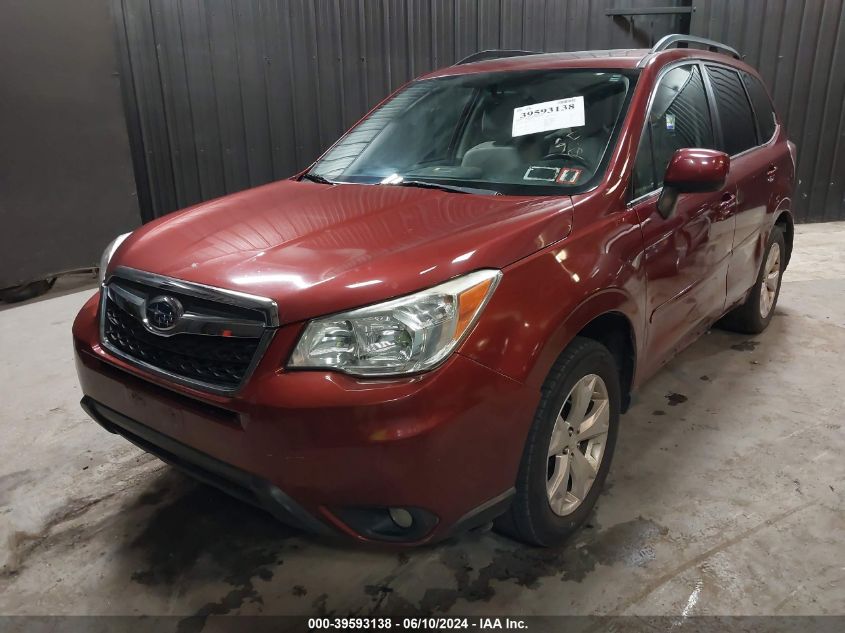 2015 Subaru Forester 2.5I Limited VIN: JF2SJAHC5FH437739 Lot: 39593138