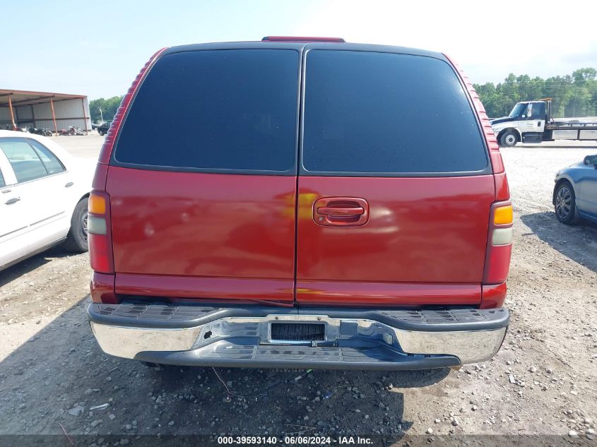 2001 Chevrolet Tahoe Ls VIN: 1GNEC13T21R216445 Lot: 39593140