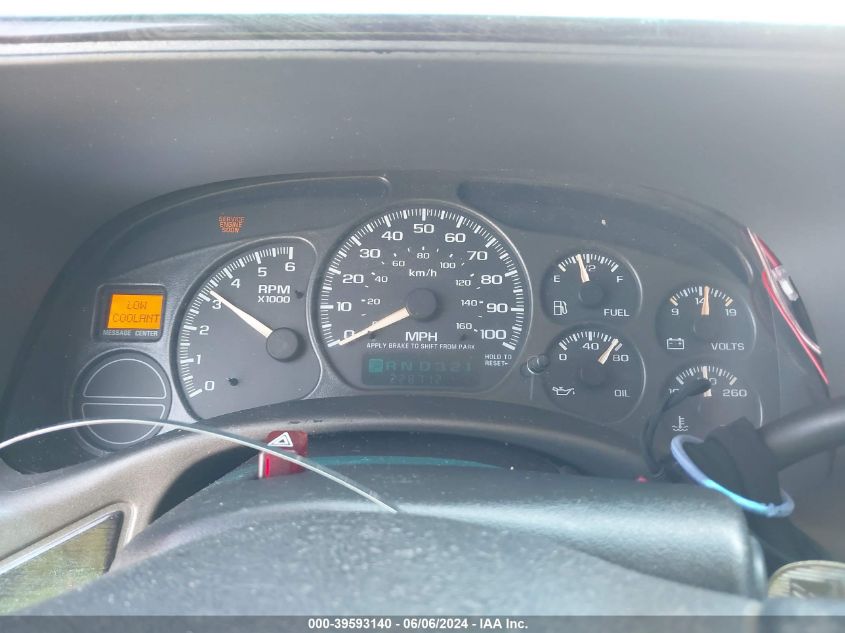 2001 Chevrolet Tahoe Ls VIN: 1GNEC13T21R216445 Lot: 39593140