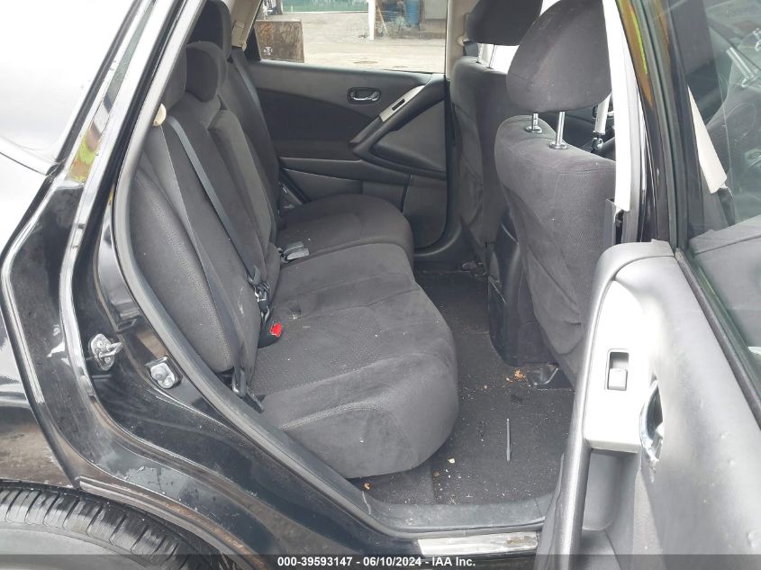 2011 Nissan Murano Sv VIN: JN8AZ1MW7BW173842 Lot: 39593147