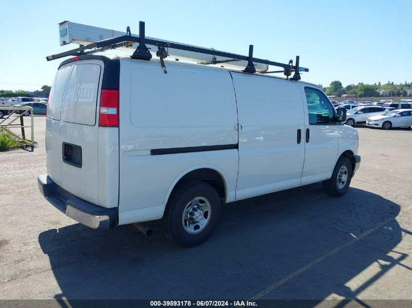 2019 Chevrolet Express 2500 Work Van VIN: 1GCWGAFG6K1270959 Lot: 39593178