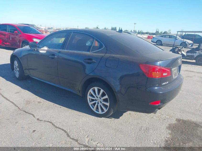 2007 Lexus Is 250 VIN: JTHCK262X75015385 Lot: 39593184