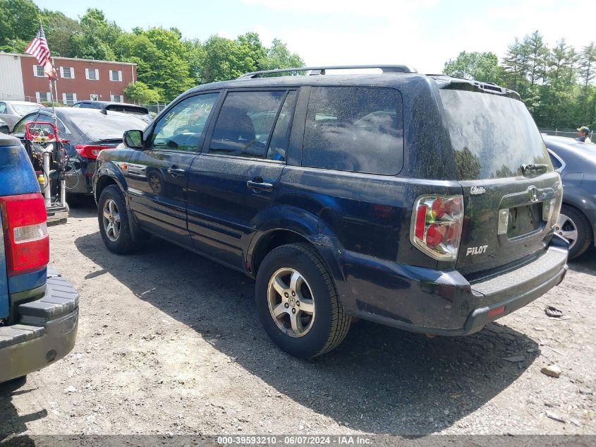 2006 Honda Pilot Ex VIN: 2HKYF18496H546399 Lot: 39593210