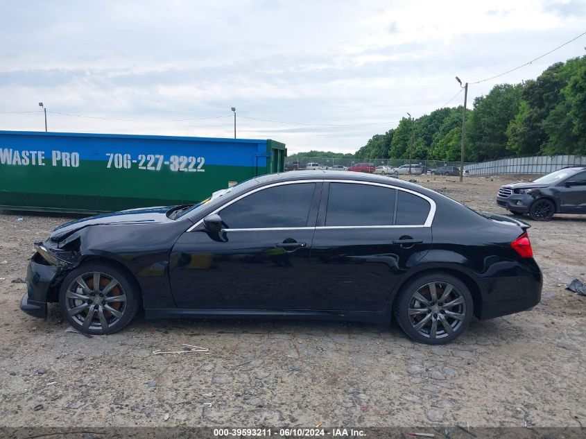 2012 Infiniti G37 Limited Edition VIN: JN1CV6AP1CM621048 Lot: 39593211