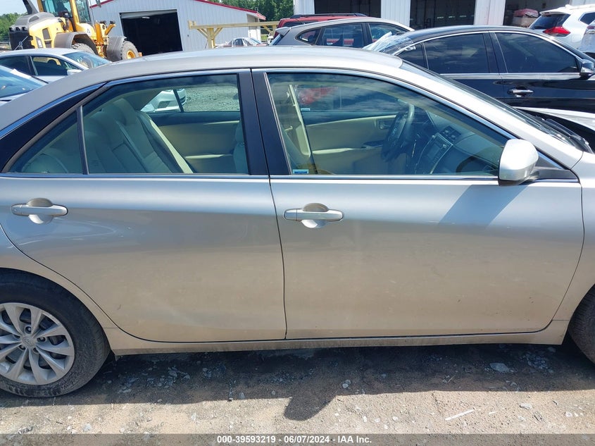 2016 Toyota Camry Le VIN: 4T4BF1FK6GR535487 Lot: 39593219