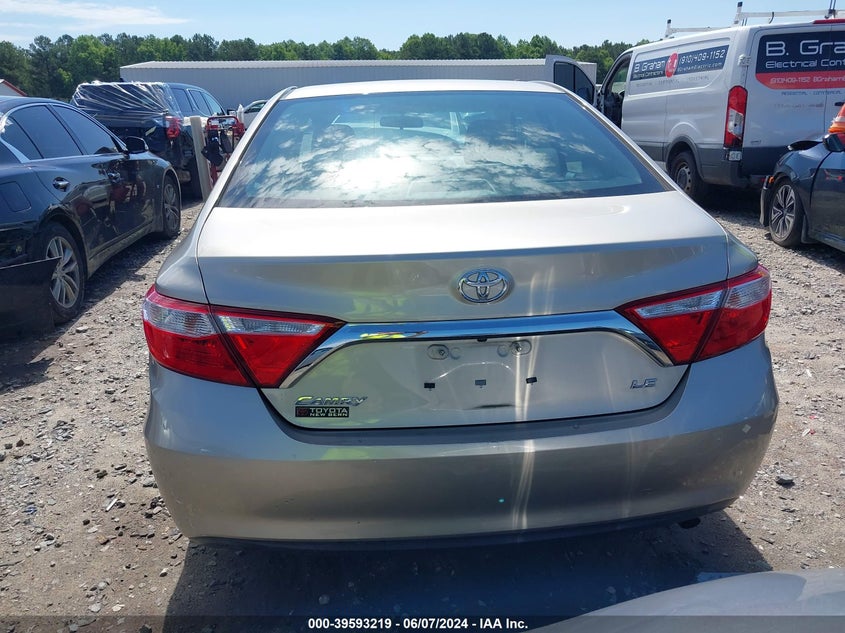 2016 Toyota Camry Le VIN: 4T4BF1FK6GR535487 Lot: 39593219