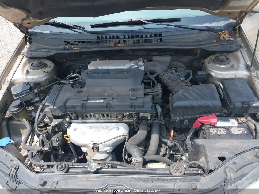 2008 Kia Spectra Ex VIN: KNAFE121585540429 Lot: 39593228