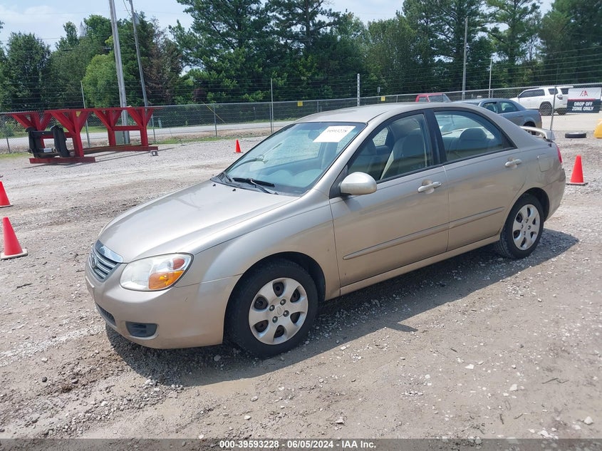2008 Kia Spectra Ex VIN: KNAFE121585540429 Lot: 39593228
