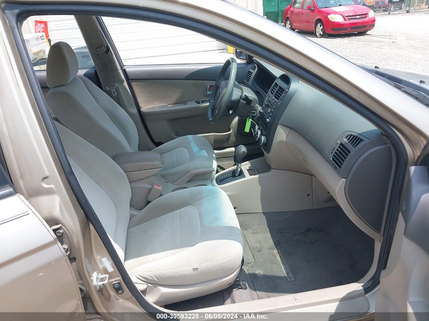 2008 Kia Spectra Ex VIN: KNAFE121585540429 Lot: 39593228