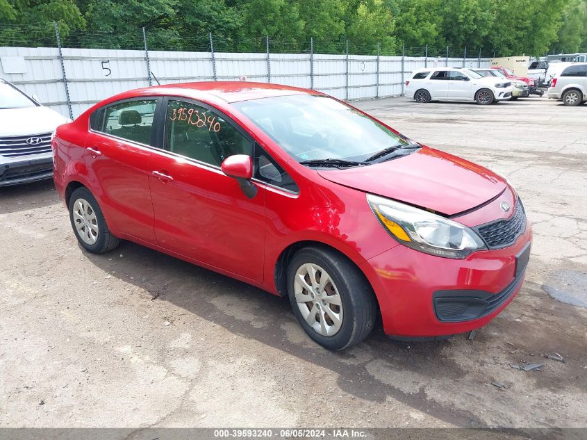 2014 Kia Rio Lx VIN: KNADM4A38E6324210 Lot: 39593240