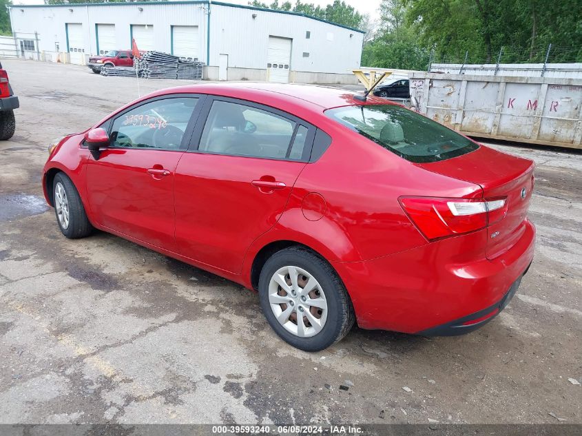 2014 Kia Rio Lx VIN: KNADM4A38E6324210 Lot: 39593240