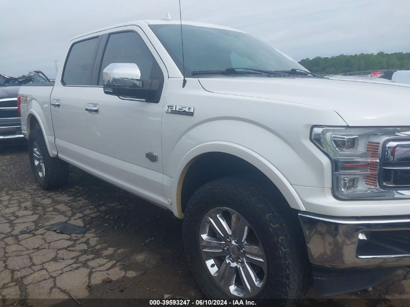 2019 Ford F-150 King Ranch VIN: 1FTEW1E42KFB57650 Lot: 39593247