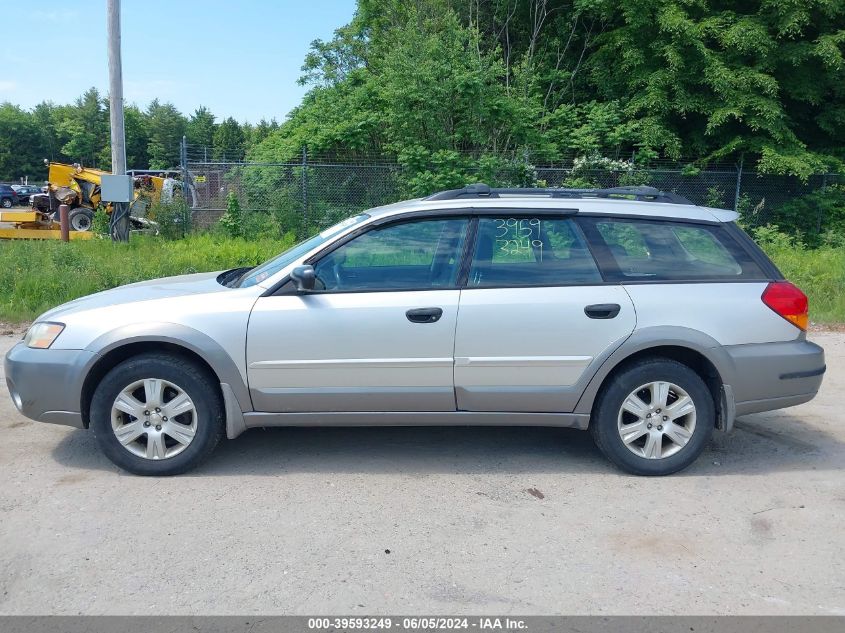 2005 Subaru Outback 2.5I VIN: 4S4BP61C057302463 Lot: 39593249