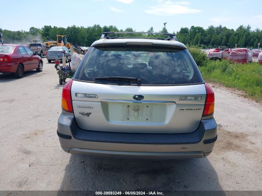 2005 Subaru Outback 2.5I VIN: 4S4BP61C057302463 Lot: 39593249