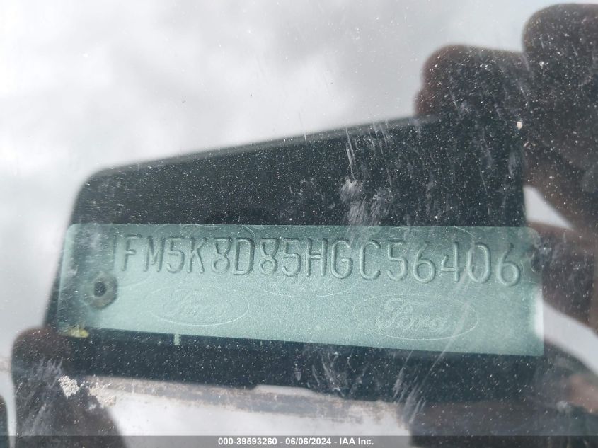 1FM5K8D85HGC56406 2017 Ford Explorer Xlt