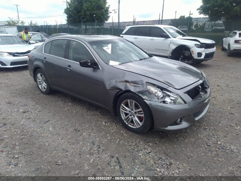 2011 Infiniti G37X VIN: JN1CV6AR7BM410890 Lot: 39593267