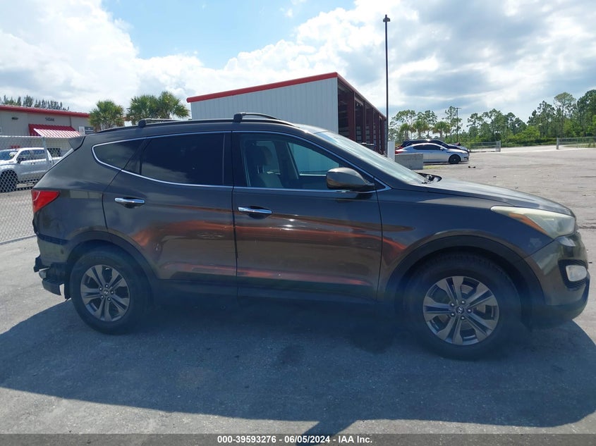 2013 Hyundai Santa Fe Sport VIN: 5XYZU3LB1DG087630 Lot: 39593276