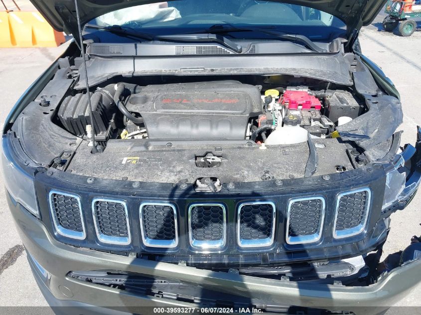 2020 Jeep Compass Limited 4X4 VIN: 3C4NJDCB3LT167368 Lot: 39593277