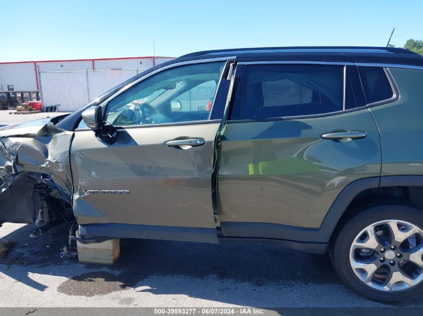 2020 Jeep Compass Limited 4X4 VIN: 3C4NJDCB3LT167368 Lot: 39593277