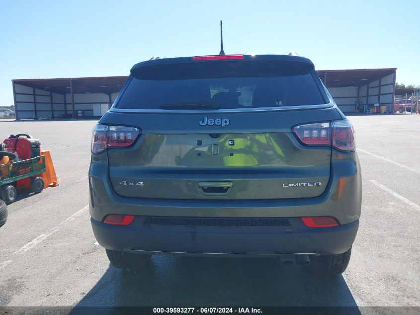 2020 Jeep Compass Limited 4X4 VIN: 3C4NJDCB3LT167368 Lot: 39593277