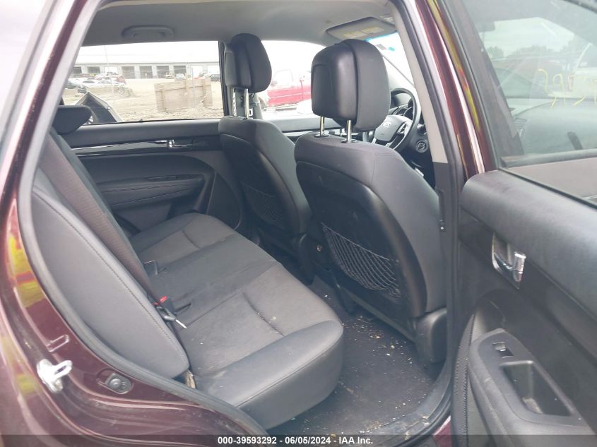 2012 Kia Sorento Lx VIN: 5XYKT3A61CG301962 Lot: 39593292