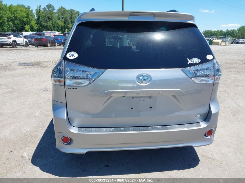 2017 Toyota Sienna Se Premium 8 Passenger VIN: 5TDXZ3DC9HS782429 Lot: 39593294